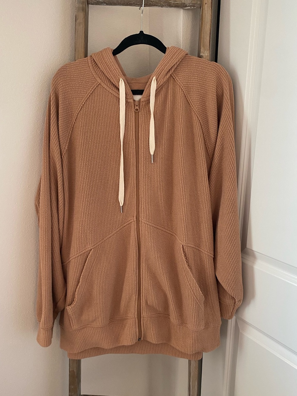 American Eagle/Aerie - Wonder Full Zip Textured Hoodie - Size XL - Picture 3 of 6